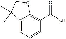 3,3-dimethyl-2,3-dihydro-1-benzofuran-7-carboxylic acid Structure