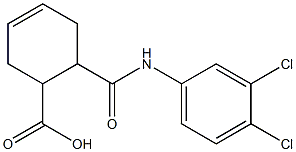 6-[(3,4-dichloroanilino)carbonyl]-3-cyclohexene-1-carboxylic acid Structure