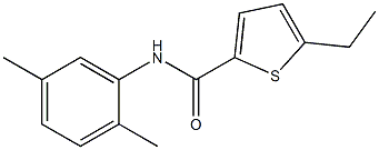 N-(2,5-dimethylphenyl)-5-ethyl-2-thiophenecarboxamide 구조식 이미지