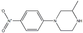 1-{4-nitrophenyl}-3-methylpiperazine 구조식 이미지