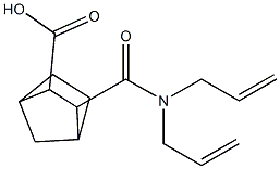 3-[(diallylamino)carbonyl]bicyclo[2.2.1]heptane-2-carboxylic acid Structure