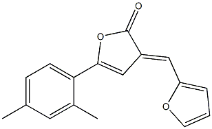 5-(2,4-dimethylphenyl)-3-(2-furylmethylene)-2(3H)-furanone Structure