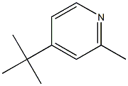 4-(1,1-dimethylethyl)-2-methylpyridine Structure