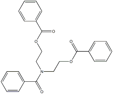 2-{benzoyl[2-(benzoyloxy)ethyl]amino}ethyl benzoate 구조식 이미지