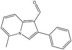 5-methyl-2-phenyl-1-indolizinecarbaldehyde Structure