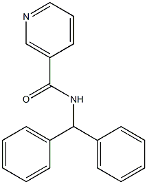 N-benzhydrylnicotinamide 구조식 이미지