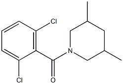 1-(2,6-dichlorobenzoyl)-3,5-dimethylpiperidine 구조식 이미지