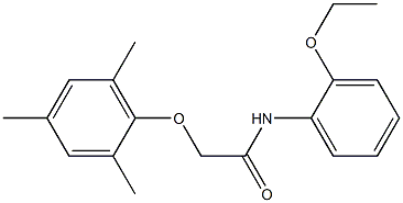 N-(2-ethoxyphenyl)-2-(mesityloxy)acetamide 구조식 이미지