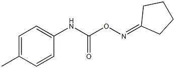 1-({[(cyclopentylideneamino)oxy]carbonyl}amino)-4-methylbenzene Structure