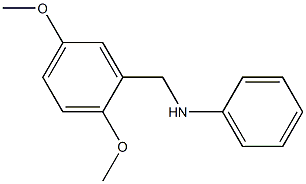 N-(2,5-dimethoxybenzyl)aniline 구조식 이미지