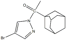 1-(1-adamantylacetyl)-4-bromo-1H-pyrazole Structure