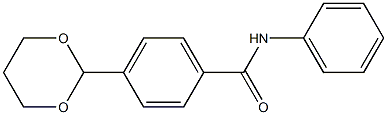 4-(1,3-dioxan-2-yl)-N-phenylbenzamide Structure