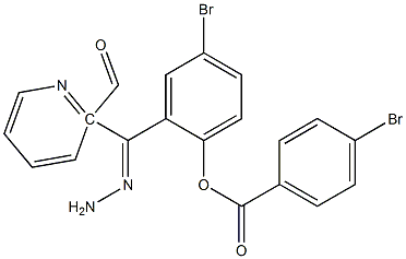 4-bromo-2-[2-(2-pyridinylcarbonyl)carbohydrazonoyl]phenyl 4-bromobenzoate Structure