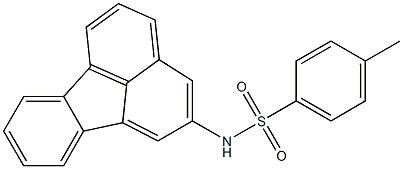 N-(2-fluoranthenyl)-4-methylbenzenesulfonamide 구조식 이미지