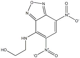 2-({5,7-bisnitro-2,1,3-benzoxadiazol-4-yl}amino)ethanol Structure