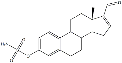 17-formylestra-1(10),2,4,16-tetraen-3-yl sulfamate 구조식 이미지