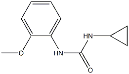 N-cyclopropyl-N'-(2-methoxyphenyl)urea Structure