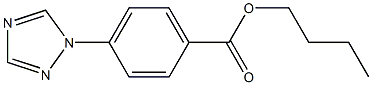 butyl 4-(1H-1,2,4-triazol-1-yl)benzoate Structure