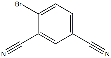 1,3-dicyano-4-bromo-benzene 구조식 이미지