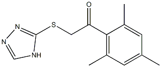 1-mesityl-2-(4H-1,2,4-triazol-3-ylsulfanyl)ethanone Structure