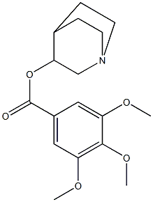 1-azabicyclo[2.2.2]oct-3-yl 3,4,5-trimethoxybenzoate Structure