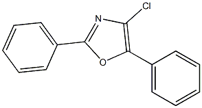 4-chloro-2,5-diphenyl-1,3-oxazole 구조식 이미지