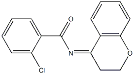 2-chloro-N-(2,3-dihydro-4H-chromen-4-ylidene)benzamide Structure