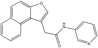 2-naphtho[2,1-b]furan-1-yl-N-(3-pyridinyl)acetamide 구조식 이미지