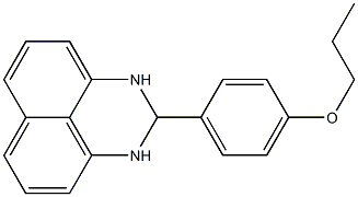 2-(4-propoxyphenyl)-2,3-dihydro-1H-perimidine Structure