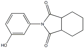 2-(3-hydroxyphenyl)hexahydro-1H-isoindole-1,3(2H)-dione Structure