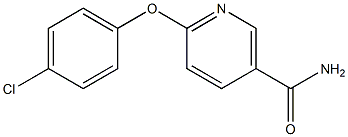 6-(4-chlorophenoxy)nicotinamide Structure