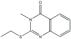 2-(ethylsulfanyl)-3-methyl-4(3H)-quinazolinone Structure