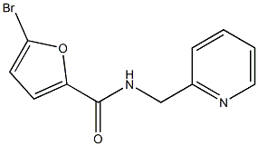 5-bromo-N-(2-pyridinylmethyl)-2-furamide Structure