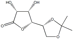 5,6-O-isopropylidene gulonic acid gamma-lactone Structure