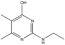 2-Ethylamino-4,5-dimethyl-6-hydroxypyrimidine Structure