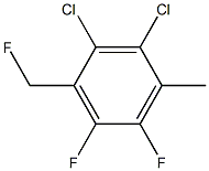 2,3-Dichloro-4-methyltrifluorotoluene Structure