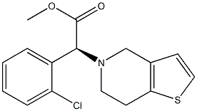 (alpha S)alpha-(2-Chlorophenyl)-6,7-dihydrothieno[3,2-C]pyridine-5(4H)-acetic acid methyl ester Structure