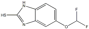 5-(Difluoromethoxy)-1H-Benzimidazole-2-thiol 구조식 이미지