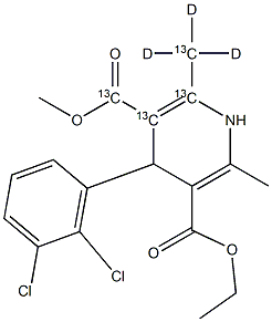 Felodipine-13C4-d3 Structure