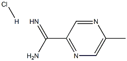 5-Methyl-pyrazine-2-carboxamidine HCl 구조식 이미지