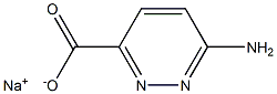 6-Amino-pyridazine-3-carboxylic acid, sodium salt Structure