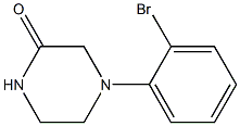 4-(2-bromophenyl)piperazin-2-one Structure