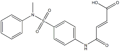 (E)-4-{4-[(methylanilino)sulfonyl]anilino}-4-oxo-2-butenoic acid Structure
