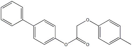 [1,1'-biphenyl]-4-yl 2-(4-methylphenoxy)acetate Structure