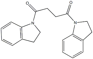 1,4-di(2,3-dihydro-1H-indol-1-yl)-1,4-butanedione Structure