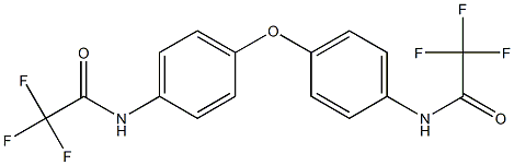 2,2,2-trifluoro-N-(4-{4-[(2,2,2-trifluoroacetyl)amino]phenoxy}phenyl)acetamide Structure