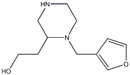 2-[1-(3-furylmethyl)-2-piperazinyl]-1-ethanol Structure