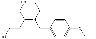 2-[1-(4-ethoxybenzyl)-2-piperazinyl]-1-ethanol 구조식 이미지