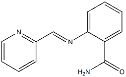 2-{[(E)-2-pyridinylmethylidene]amino}benzamide Structure