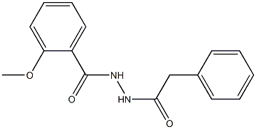 2-methoxy-N'-(2-phenylacetyl)benzohydrazide Structure